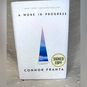 SIGNED EDITION! A WORK IN PROGRESS by Connor Franta